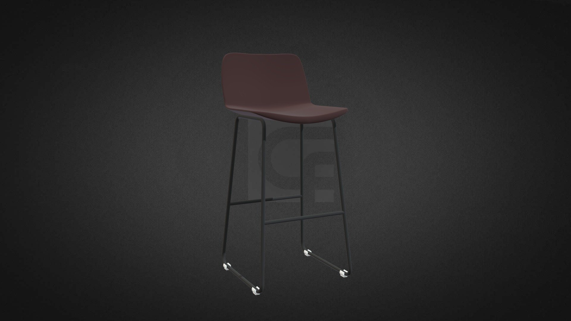 Club Stool — Sketchfab embed 3D viewer