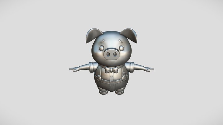 Pig 3D Model