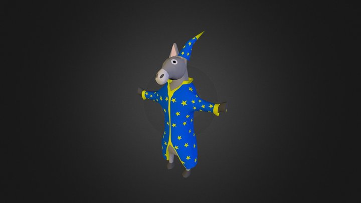 sorcerer donkey 3D Model