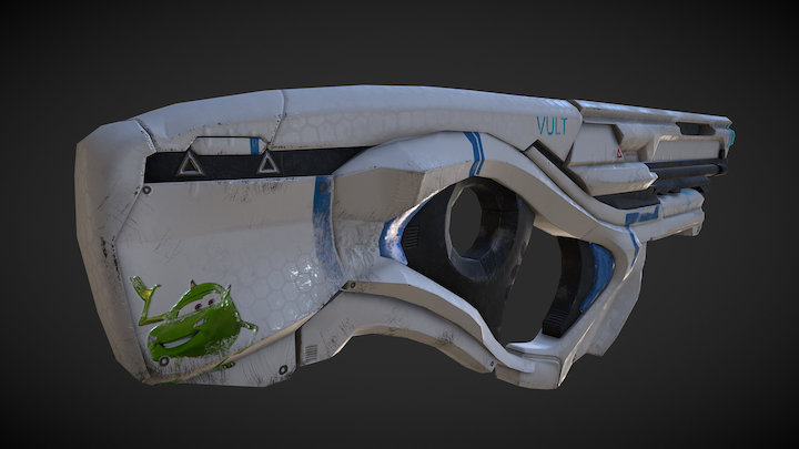 Gun 2300 3D Model