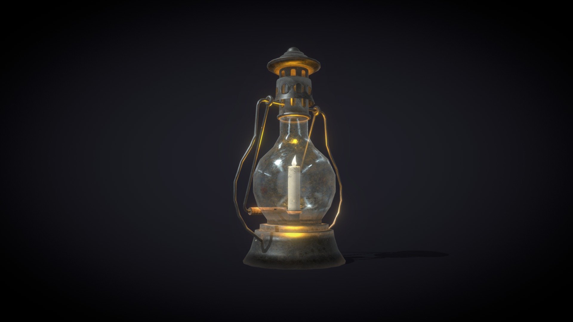 Old Candle Lantern