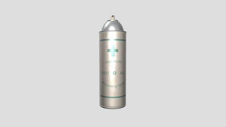 First Aid Spray 3D Model