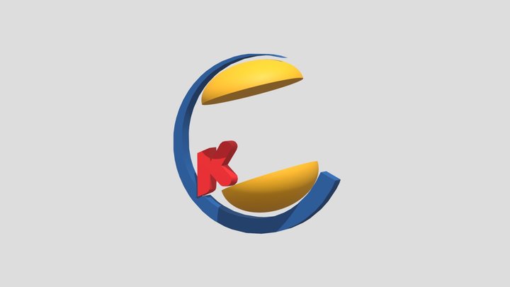 Burger King 3d logo quiz 3D Model