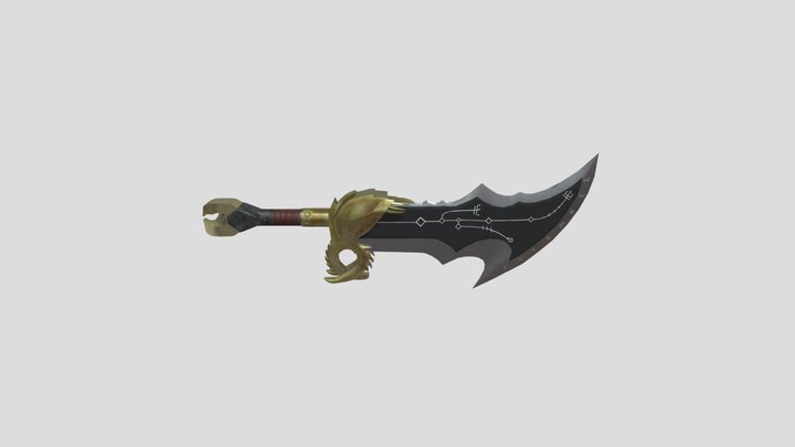Chaos Blades (God of War) 3D Model