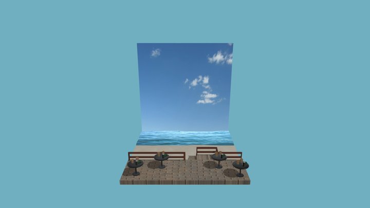 praia 3D Model