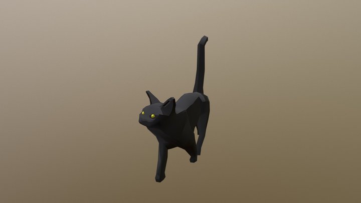 Black Cat 3D Model