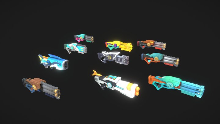 Striker AR collection 3D Model