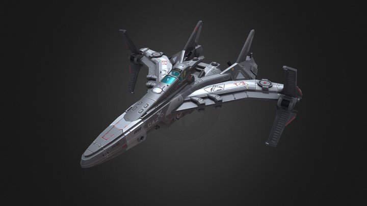 Raven starfighter 3D Model