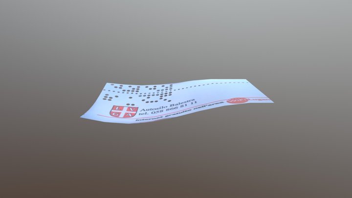 TICKET2 3D Model