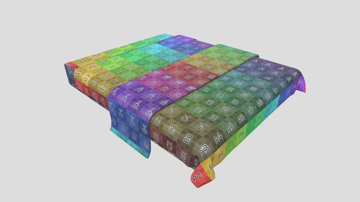 Beds - King Size Mattress 3D Model