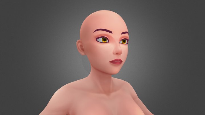 BASE model female 3D Model
