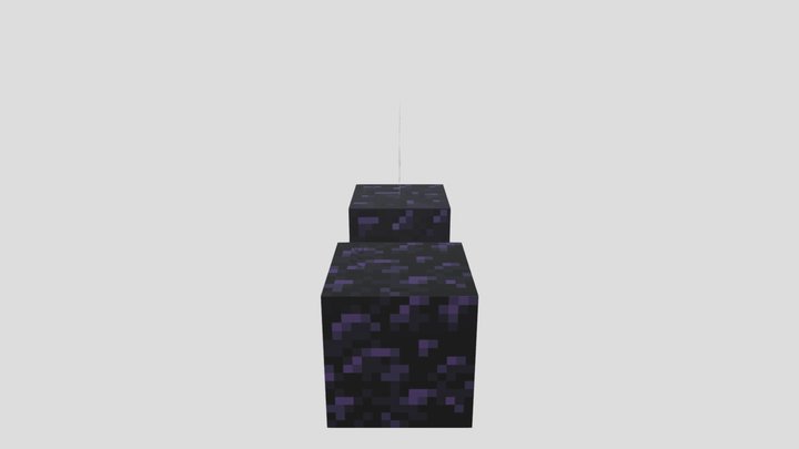 Minecraft Obsidian New And Old 3D Model
