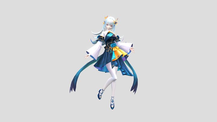 Elegance Princess 01 3D Model