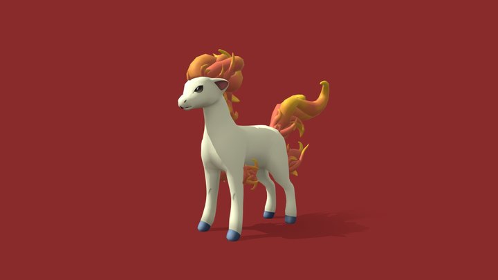 Ponyta - Pokemon 3D Model