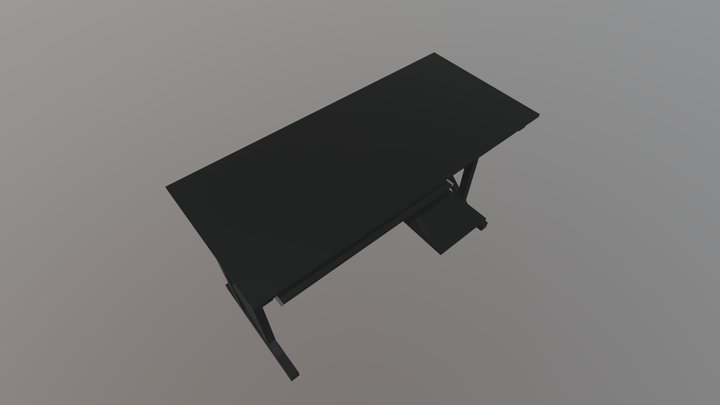 HOMCOM Computer Desk 3D Model