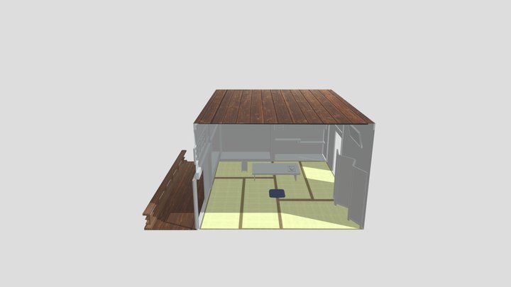 Japanese Sleeping Room 3D Model