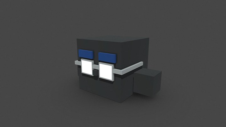Cube-character 3D models - Sketchfab