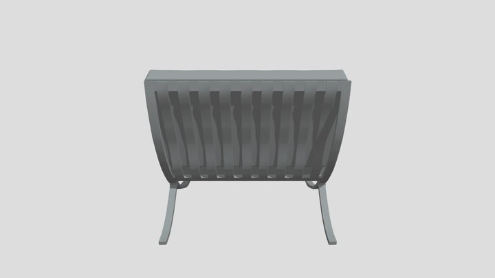 Poltrona Barcelona 3D Model