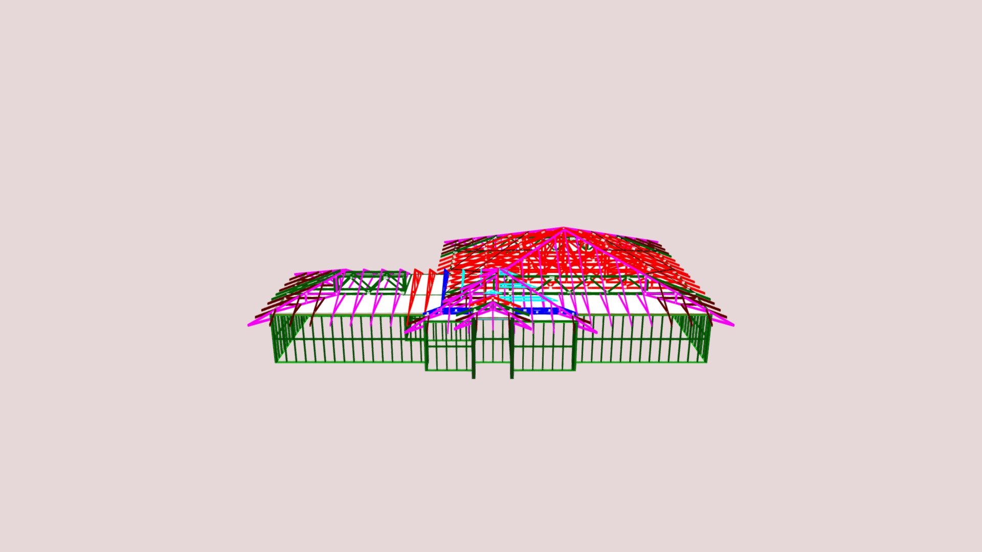 T9348 Truss Layout 3D