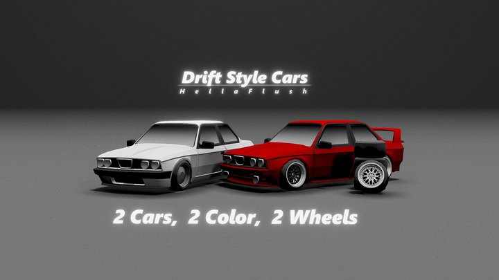 HellaFlush - Drift Style Car - FREE 3D Model