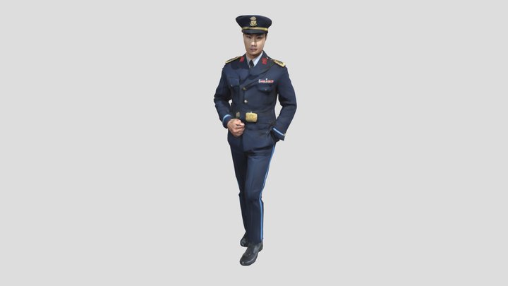Victorian Empire Soldier 7 3D Model