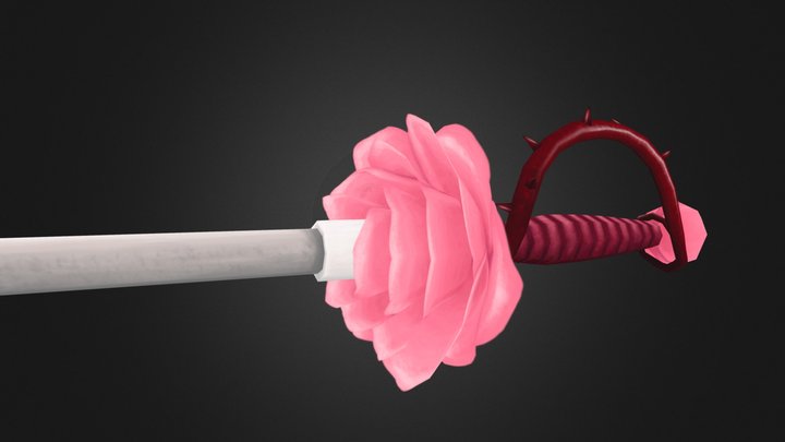 Black Dango's sword: The Rosetail 3D Model