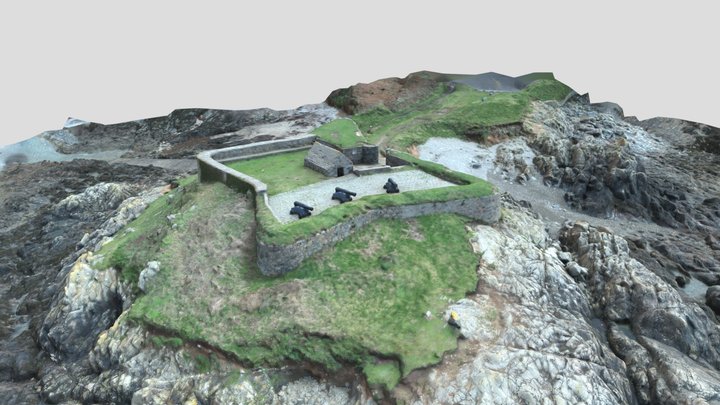 Fort Pezeries 3D Model