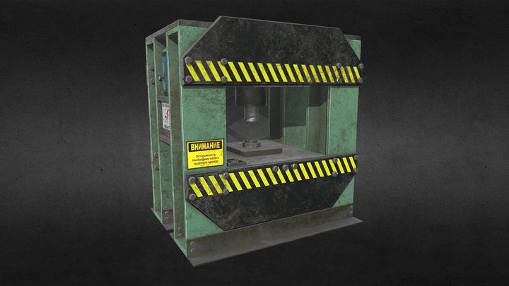 Hydraulic press 3D Model
