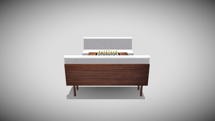Tablero de Ajedrez 3D Model