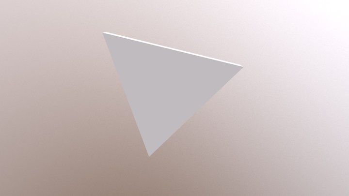 Regular Triangle 2 3D Model