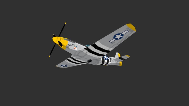 P-51D 3D Model