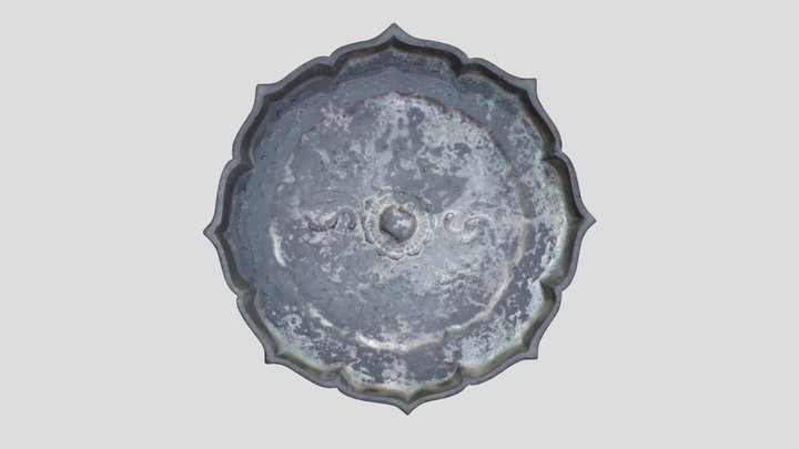日焼遺跡瑞花双鳥八稜鏡 3D Model
