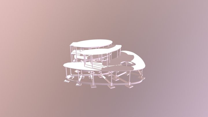 Cafe Da Nang 3ds 3D Model