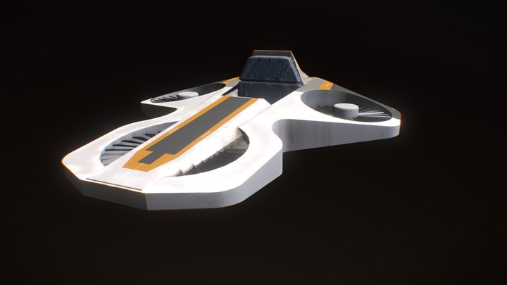 Mesa Verde Hovercraft (WIP) 3D Model