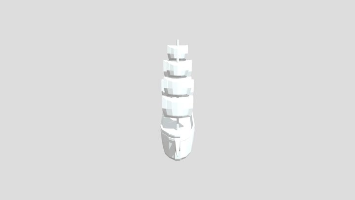 Pirateship 3D Model