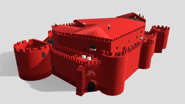 Castello di Gorizia, Northern East Italy 3D Model