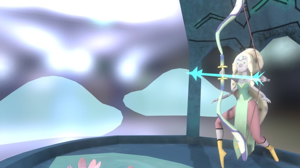 Opal the Crystal Gem Fusion 3D model by irburdalo (irene.burdalo