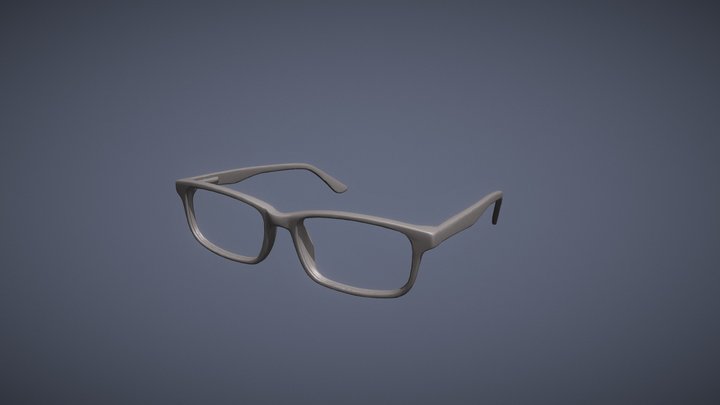 Glasses 10k Polygons – Free 3D Model STL