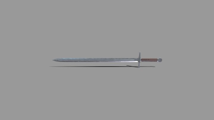 Medieval Sword 3D Model
