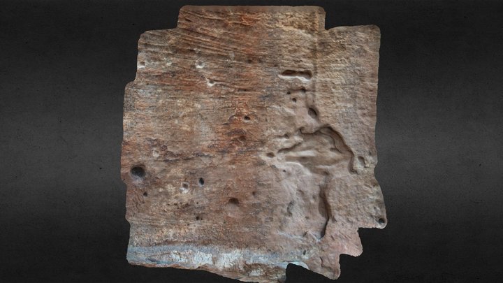Nabonidus Inscription in Sela (Jordan): Area 2 3D Model