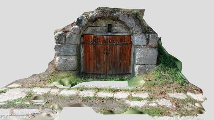 Pince bejárat Nagymaroson 3D Model