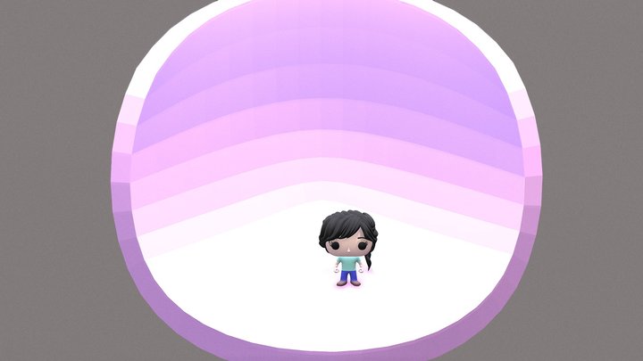 Chibi girl 3D Model