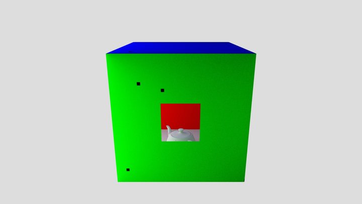 GI_Cube__Blender 3D Model