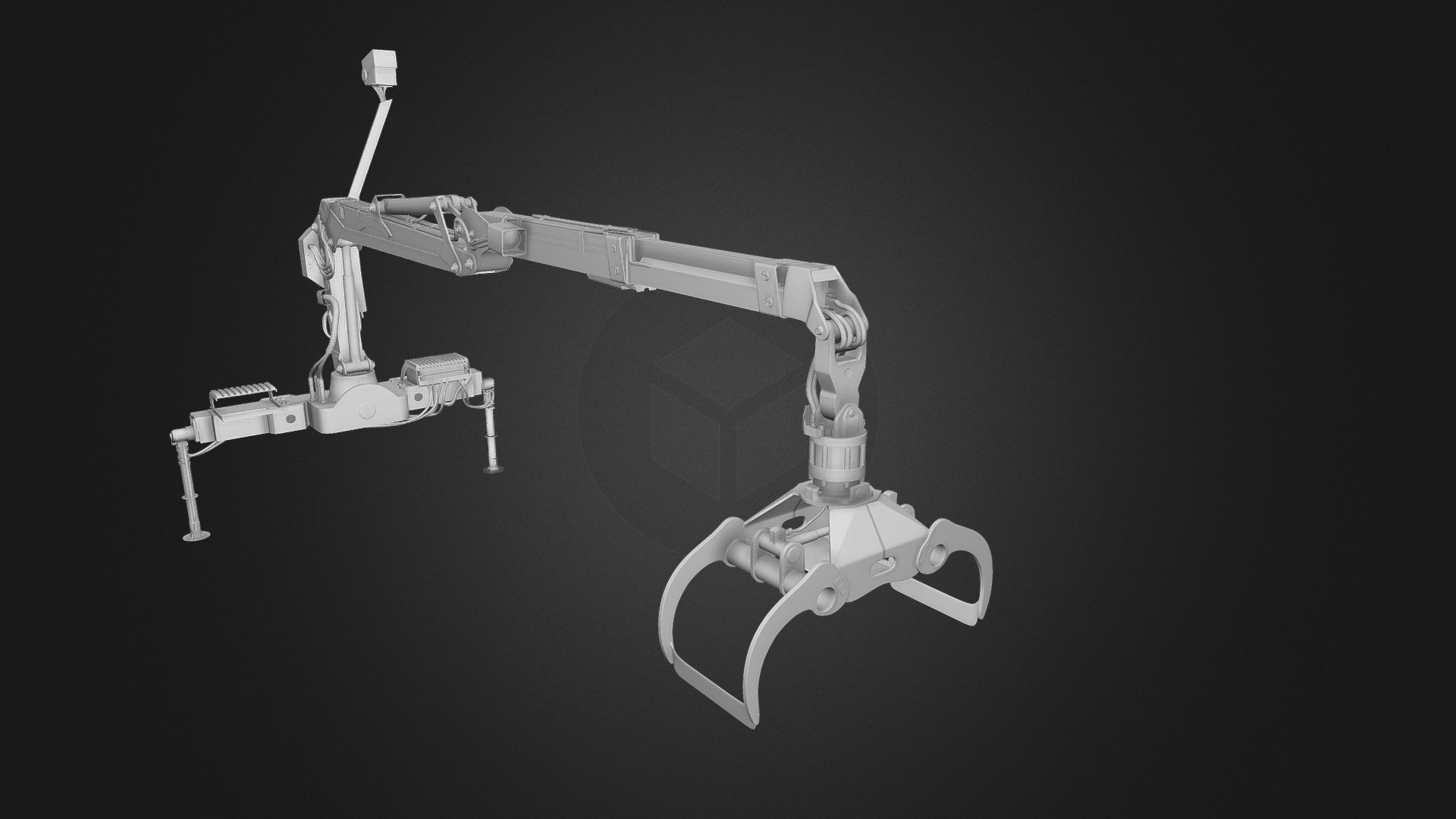 Logging Crane - 3D model by Gabriel D.Arruda (@gabrielarruda0113 ...
