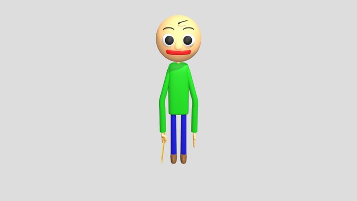 Baldi my style by amenking1999 dcgsqk3 3D Model