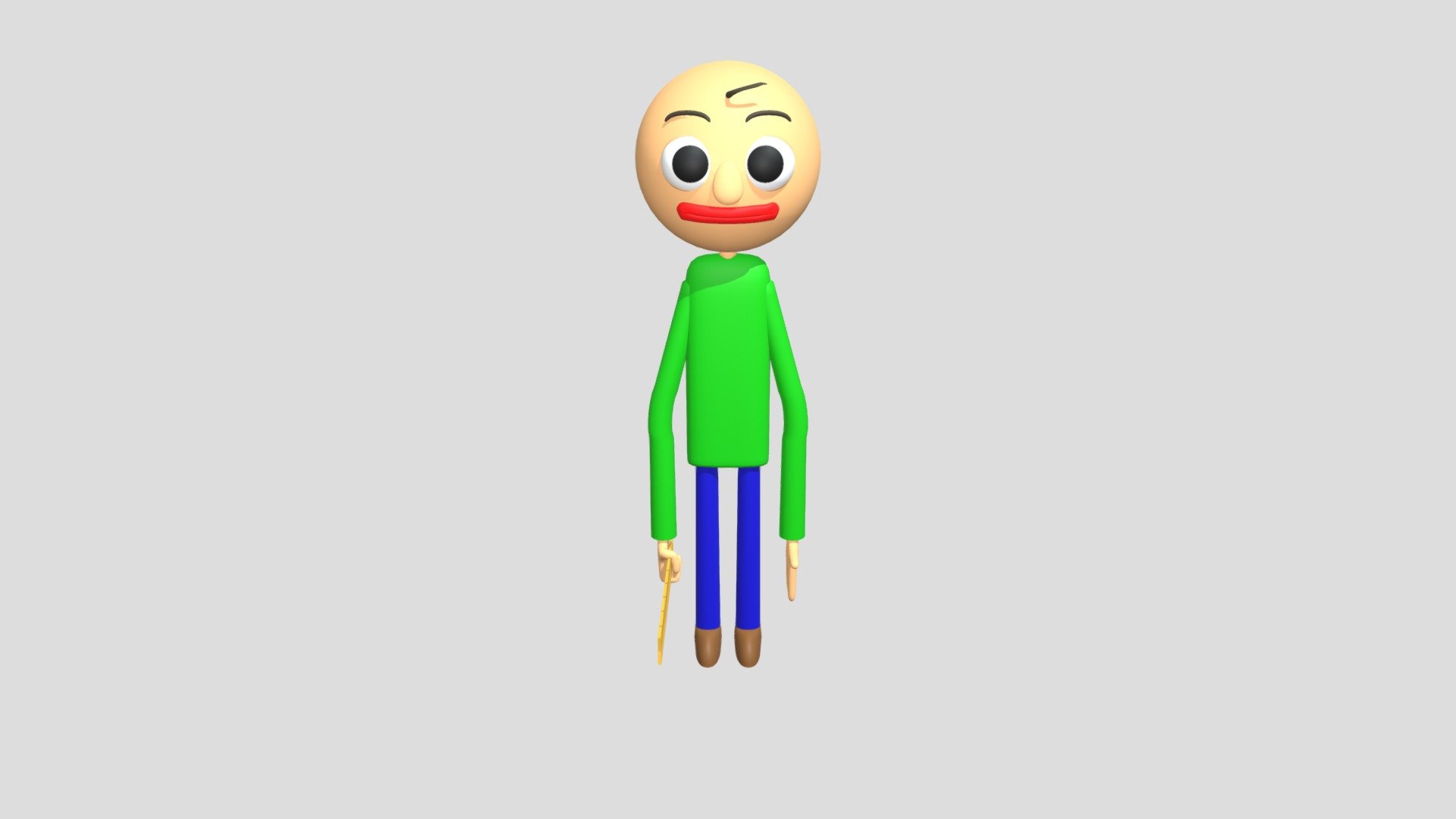 Baldi my style by amenking1999 dcgsqk3 - Download Free 3D model by ...