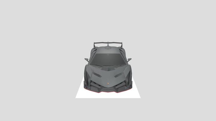 2013 Lamborghini Veneno 3D Model