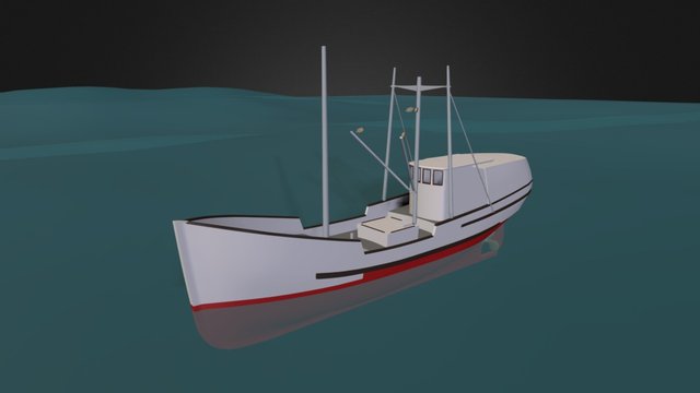 Halibut Schooner WIP 3D Model