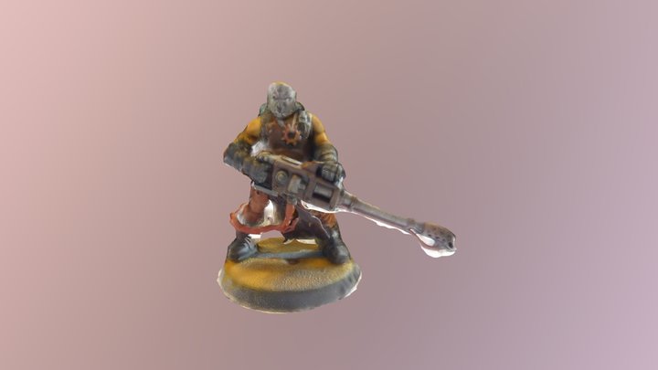 Warhammer 40K Flamer 3D Model