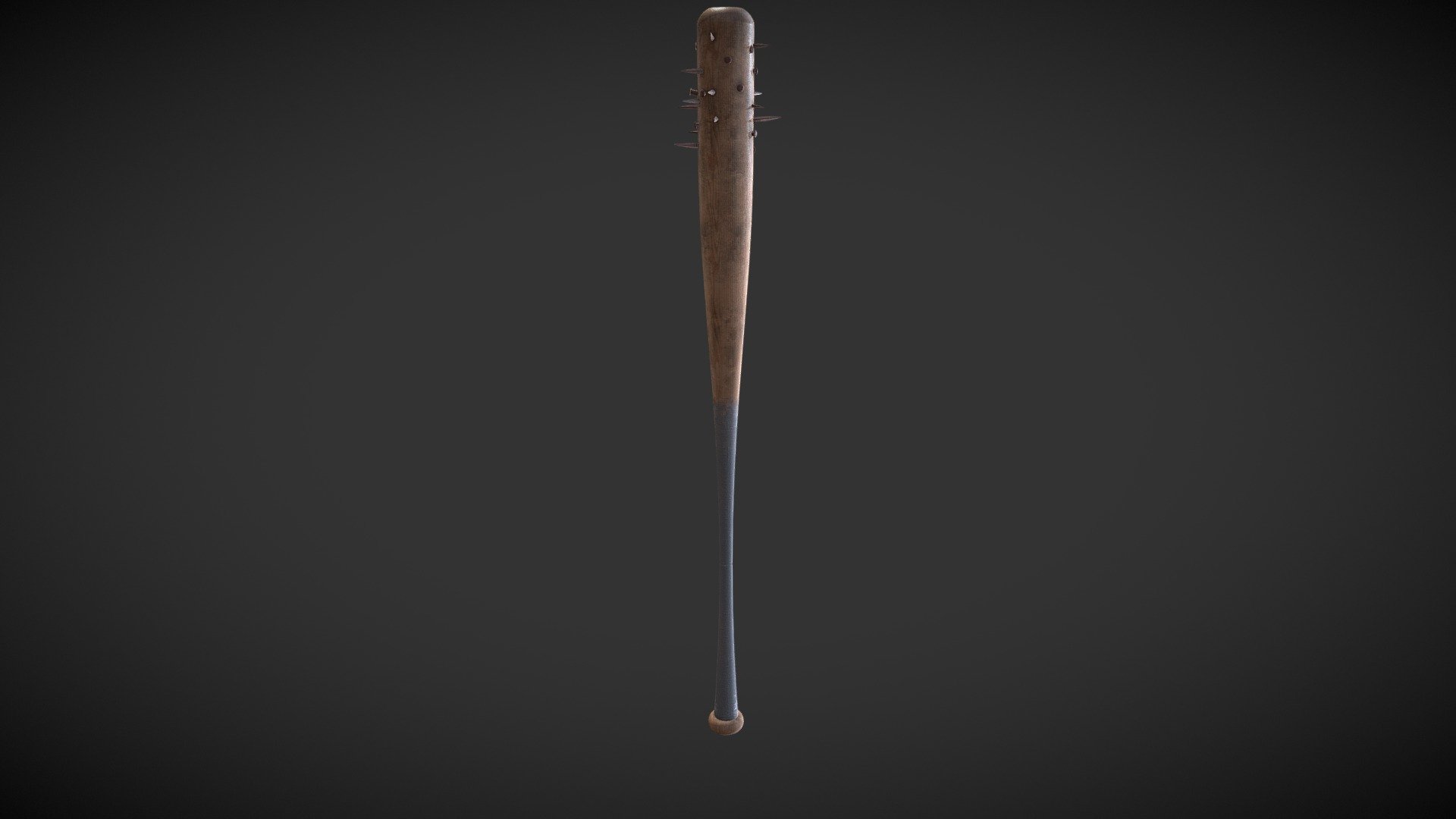 Bat with nails and Duct tape grip